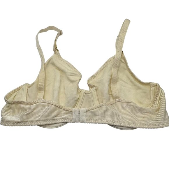Vintage Von Raalte 38B Bra Beige Nylon/Spandex Lingerie Style 88434 - Picture 3 of 5